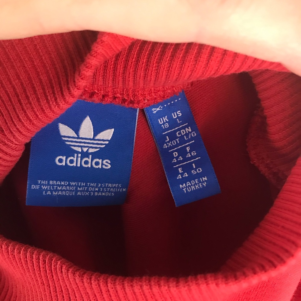 Adidas Bold Age Mockneck Cropped Sweatshirt - Picture 5 of 6
